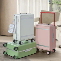 2023 New Design Travel Suitcase Large Capacity Luggage Women Men Carry-On Trolley Luggage 20/22/24/26 Inch Password Suitcase Bag