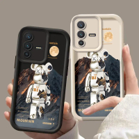 Ốp Điện Thoại Nhựa, Chống Sốc, Thiết Kế Hình Gấu Bóng Mờ Tương Thích Với Vivo V23, S12, V23 Pro Và S