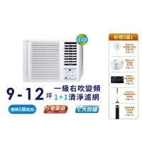 【SAMPO聲寶】9-12坪 1級R32變頻窗型冷氣(右吹單冷)AW-PF65D-含基本安裝+舊機回收