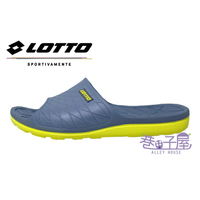 LOTTO樂得-義大利第一品牌 男款零重力紓壓運動拖鞋 [LT7AMS5758] 灰【巷子屋】