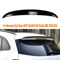 Tail Wings Fixed Wind Spoiler Rear Wing Auto Decoration Accessories For Mercedes GLA Class H247 GLA180 200 GLA35 AMG 2020-2023