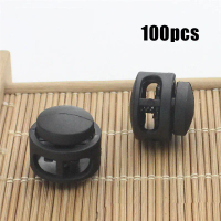 100pcs stopper tali lubang besar Stoper bulat cord lock stopper tali stoper jaket celana tas