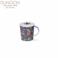 【DUNOON】繁花馬克杯-粉-320ml(100%英國製骨瓷馬克杯)