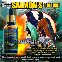 Minyak Salmon Omega Plus Penggacor Semua Burung Kicau 20ml