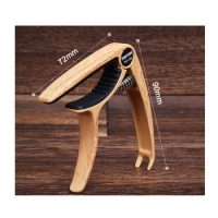Guitar Capo with Bridge Pin Remover Fit For Acoustic Electric Guitar Bass and Ukulele Mandolin Soprano Concert Tenor Baritone