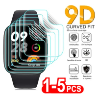 1-5pcs 9D Curved Hydrogel Film for Redmi Watch 3 Active Soft Screen Protector for Xiaomi Watch 2 Lite Color 2019 POCO Smartwatch