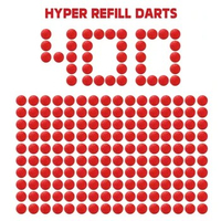 400-Round Refill Pack Balls for Nerf Hyper 14mm Red Good Elasticity Refill Darts Toy Gun TPE Bullets