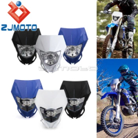 Motorrad Dual Sport WR/TTR LED Head Lights Front Light Lamp Mask Cowl for Yamaha WR125 WR250 WR450 WR400F WR155 WR 250 450 F R