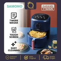 SAMONO Air Fryer 4 Liter SW-AFBE04 Biru Alat Penggorengan Tanpa Minyak