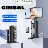 Giá Đỡ Điện Thoại Gimbal P01 Có Camera Tự Theo Dõi Chuyển Động Xoay 360 Độ , Không Cần App Cho Vlog,