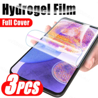 3Pcs Hydrogel Film For Samsung Galaxy A53 A54 A13 A14 A33 A34 A52S A25 5G Screen Protector For Samsung A52 A73 A21S A51 A72 Film