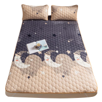 南極人珊瑚絨床墊冬季牛奶絨保暖加厚床護墊防滑床褥軟墊可折疊