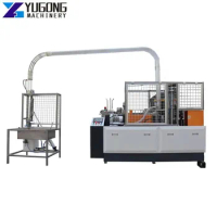 YG China Fully Automatic Paper Cup Making Machine Paper Cups Double Wall Making Machine 14Oz Tea Cup Make Production Line Sale
