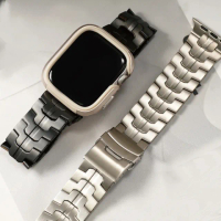 【ALL TIME 完全計時】Apple Watch42/44/45/46/49mm 鋼鐵俠鎧甲鈦錶帶(輕量/鈦金屬/鋼鐵俠)