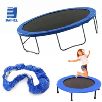Trampoline Protection Cover Durable Oxford Cloth Sport Trampoline Cover Protector with Sturdy Mounting Belt for Children