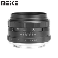 MEIKE 35mm F1.4 APS-C Manual Focus Large Aperture Lens for Sony E Mount A7 A7II A7SII A7RII A6000 A6300 A6400 A6500 NEX-5 ZV-E10