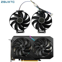 FDC10H12S9-C For ASUS GeForce RTX 2060 2070 DUAL MINI OC GTX 1660 SUPER RTX2060 RTX2070 PLA09215S12H Graphics Card Cooling Fan