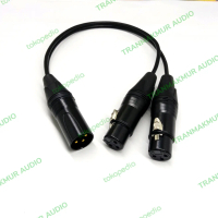 Kabel audio Splitter Jack 2 XLR Female to XLR Male
