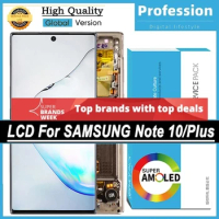 AMOLED Display for Samsung Note 10 N970F Note 10 Plus N975 LCD Touch Screen Repair Parts Tested High Quality