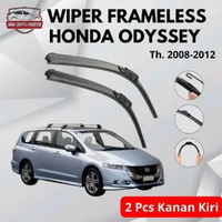 Wiper Depan Frameless Mobil Honda Odyssey Tahun 2008-2012 Sepasang Kanan dan Kiri Tanpa Rangka Besi