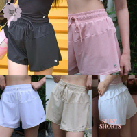 GOOD ENERGY CLUB - SILKY SHORT[2646] กางเกงออกกำลังผู้หญิง ขาสั้น มีซับใน (8H-8K)