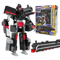 New  Ldcx Train Superman Boy Toy Birthday Christmas Gift Bullet Train Deformation Model Train High-S