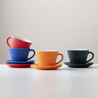 2025 Klein Blue Coffee Cup High-end Exquisite Cup and Saucer Set Household Mug Female Style Handmade