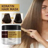 Collagen Hair Mask Treatment Keratin Formula For Smoothing, Straightening, And Nourishing Dry, Frizzy Hair Scalp Damage Care