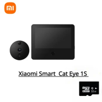 Xiaomi Mijia Smart Video Doorbell Cat Eye 1S Infrared Night Vision Door Mirror Camera IPS Screen AI Face Recognition Anti-Theft