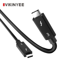 USB C to USB C Cable 100W Thunderbolt 3 40Gbps Type C to Type C USB 3.1 Fast PD Cable for Macbook Pro Fast Charging egpu