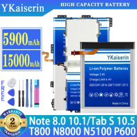 YKaiserin Battery For Samsung Galaxy Tab S 10.5 T800 Note 8.0 GT N5100/Note 10.1 GT N8000/Note 10.1 SM P600 SP3676B1A bateria