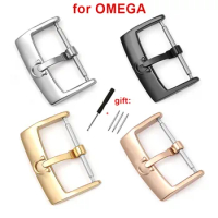 Watch Buckle for Omega Seamaster Speedmaster Pin Clasp 16mm 18mm 20mm High Quality Stainless Steel Buckle for Leather Strap