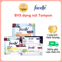 Combo Tampons Facelle Băng vệ sinh phụ nữ dạng nút hàng Đức loại 3 giọt 4 giọt 5 giọt tiện lợi thấm 