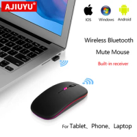 Wireless Bluetooth Mouse For Lenovo IdeaPad S540 Slim 550i 350i Flex 550i IdeaPad Duet Laptop PC Rechargeable Mini Silent Mouse