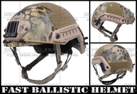 美式FAST Ballistic懸掛可調戰術頭盔Highlander高地蟒紋迷彩