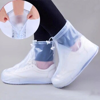 Silicone Waterproof Shoe Cover Unisex Shoes Protectors Rain Boots for Indoor Outdoor Rainy Reusable Quality non-slip shoe Cover