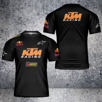Kemeja-T 3D, Baju Lelaki, Logo KTM Redbull F1, Hadiah Terbaik, Saiz S-5XL, Cetakan