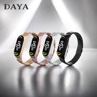 【DAYA】小米手環5/6代 專用 不鏽鋼金屬錶帶 贈錶帶調整器