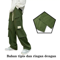 celana cargo panjang pria cargo pants pria celana kargo ootd  pria celana gombrong celana kolor pria