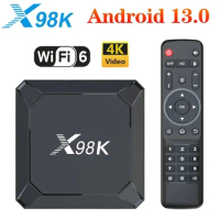 Original X98K Android 13.0 Smart TV Box Rockchip RK3528 Quad Core 4GB 32GB Wifi6 H.265 4K BT5.0 Media Player Set top box 2G 16G