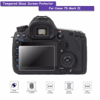 9H Hardness Premium Tempered Glass LCD Screen Protector Shield Film For Camera Canon 7D Mark II 7D2 7DII Accessories