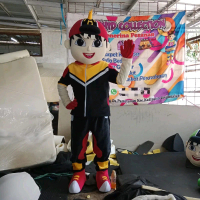 Kostum Badut Boboiboy Merah