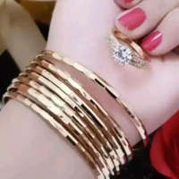 gelang keroncong free cincin permata  titanium.