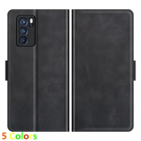 Case For OPPO Reno 6 Pro 5G Leather Wallet Flip Cover Vintage Magnet Phone Case For OPPO Reno 6 Pro 5G