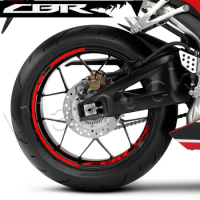 Suitable for Honda CBR1000/600RR CBR650/500/300/250R Hornet 250 600 900 Motorcycle Wheel Sticker 17″ Rim Stripe Decal Accessori