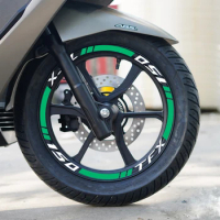 Reflective Motorcycle Wheel Hub Sticker Motor Bike Locomotive Rim Strips Decal Accessories For YAMAHA FJR 1300 R6S CANADA