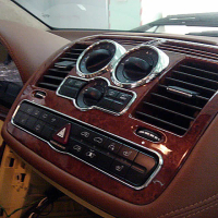 【IDFR】Benz 賓士 VITO W639 2003~2010 鍍鉻銀 中控面板按鍵 飾框貼 3片(面板框 VITO W639 鍍鉻 改裝)