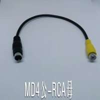 Cáp âm thanh bán trực tiếp từ nhà máy, cáp loa MD4 đầu đực-RCA đầu cái, cáp máy tính, cáp chuyển đổi