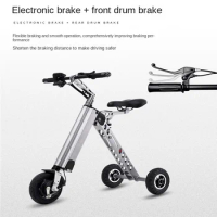 Cross border electric vehicle, adult specific electric scooter, foldable small battery car, tricycle car