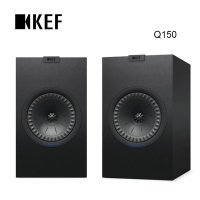 KEF 英國 Q150 書架型喇叭 Uni-Q同軸同點 黑色 原廠公司貨